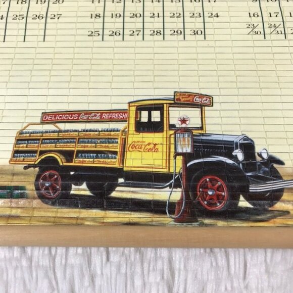 NWOT Vintage Coca-Cola Reversible 2001-2002 Wall Scroll Calendar - Picture 6 of 14